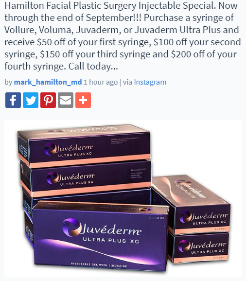 Juvederm® Ultra XC and Ultra Plus XC in Indianapolis, IN